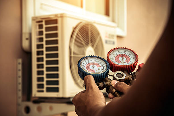 Professional Hvac technician working in Locust Grove, OK